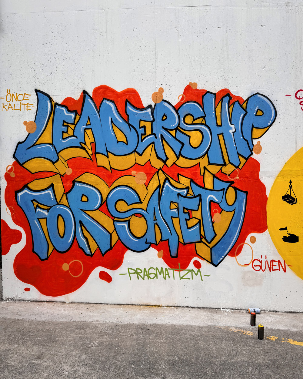 Haribo İş Güvenliği Graffiti Performansı